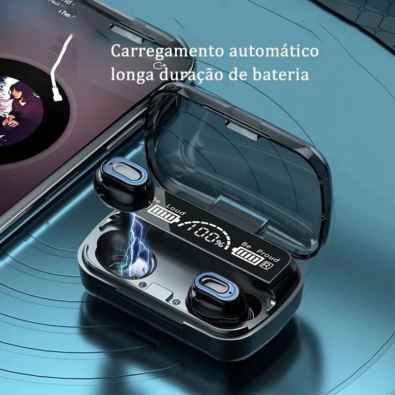 M10 Bluetooth 5.3 Kabellose TWS Stereo-Ohrhörer mit Powerbank-LadegerätM10 Bluetooth 5.3 Kabellose TWS Stereo-Ohrhörer mit Powerbank-Ladegerät...