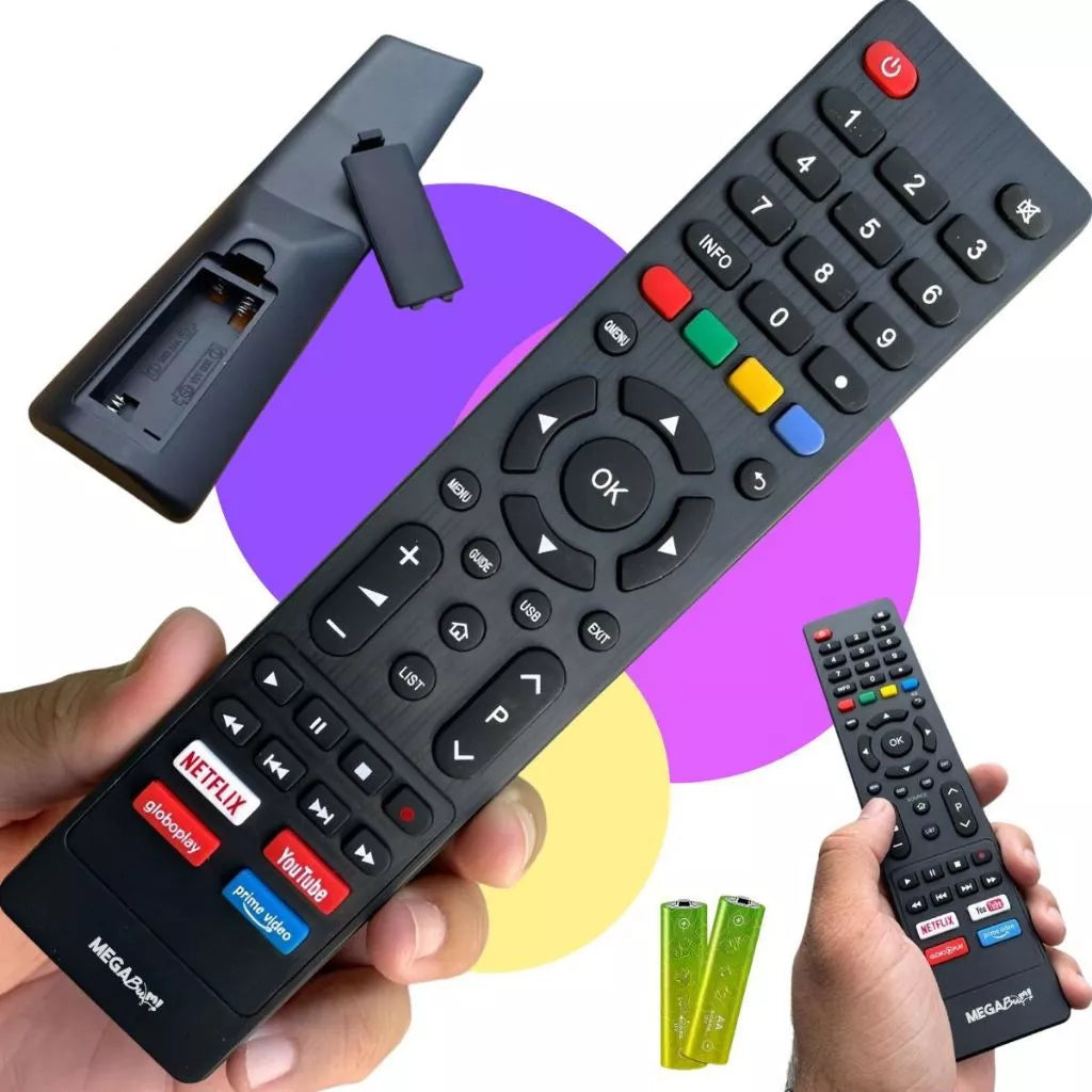 Controle Remoto Para Tv Philco Smart 4k Led