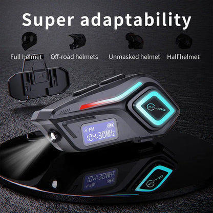 Fone De Ouvido Bluetooth Para Capacete De Moto Áudio Hi-fi L