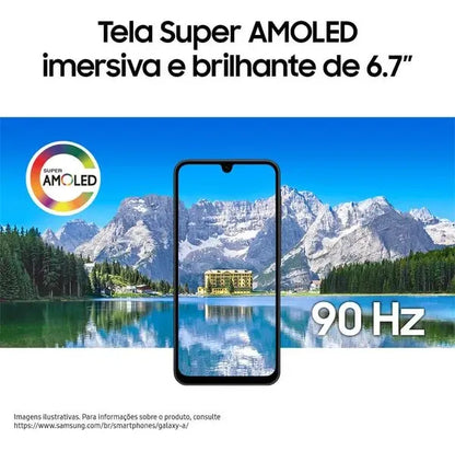 Celular Samsung Galaxy A17 Com Ia, 256gb, 8gb Ram, Câm De 50mp, Tela De 6.7 , Nfc, Ip54 - Azul