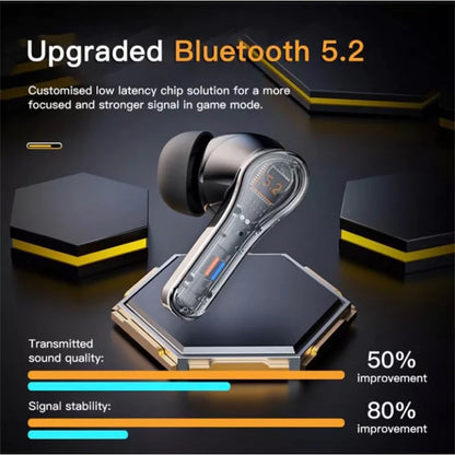 Fone De Ouvido Para Jogos N35 W11 TWS Fones Sem Fio Bluetooth 5.2 Modo Music Game Earbuds Com Microfone