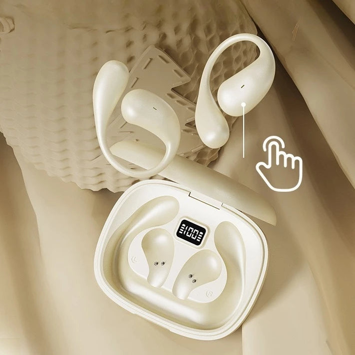 Fone Bluetooth 5.3 Sem Fio D28 | Condução Óssea TWS Esportivo IPX5 Microfone HD B8