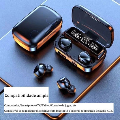 M10 Bluetooth 5.3 Kabellose TWS Stereo-Ohrhörer mit Powerbank-LadegerätM10 Bluetooth 5.3 Kabellose TWS Stereo-Ohrhörer mit Powerbank-Ladegerät...