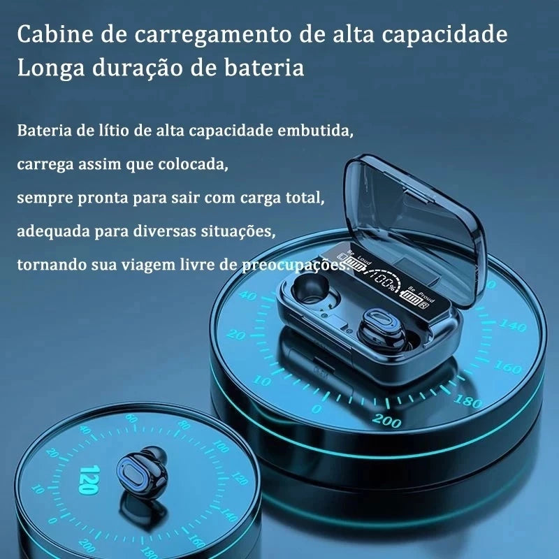 M10 Bluetooth 5.3 Kabellose TWS Stereo-Ohrhörer mit Powerbank-LadegerätM10 Bluetooth 5.3 Kabellose TWS Stereo-Ohrhörer mit Powerbank-Ladegerät...