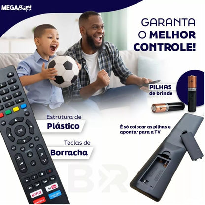 Controle Remoto Para Tv Philco Smart 4k Led