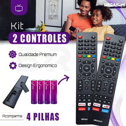 Controle Remoto Para Tv Philco Smart 4k Led