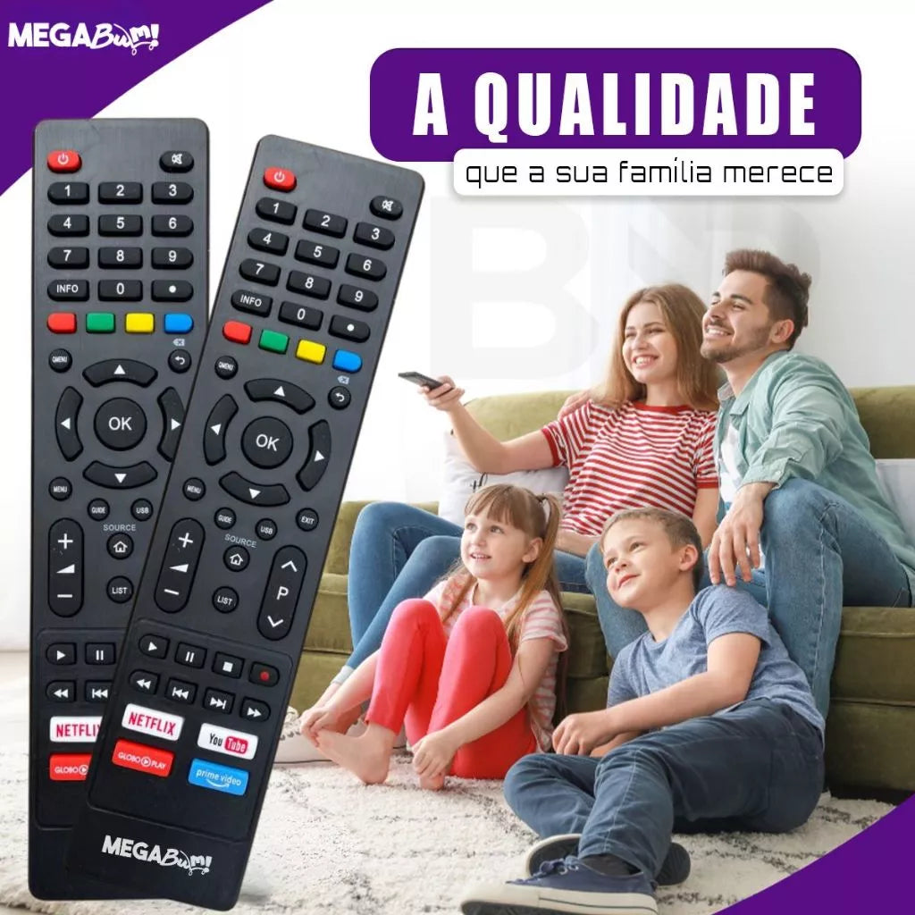 Controle Remoto Para Tv Philco Smart 4k Led
