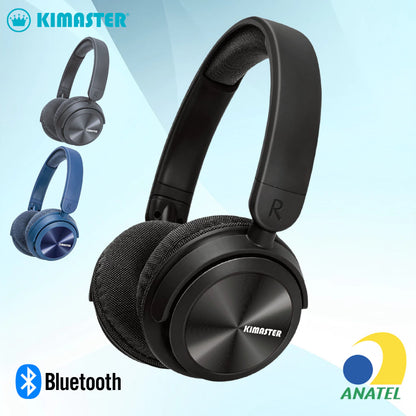 Headphone Sem Fio Kimaster K9 Bluetooth 5.0 | Rádio FM | Cartão SD | 10h de Bateria