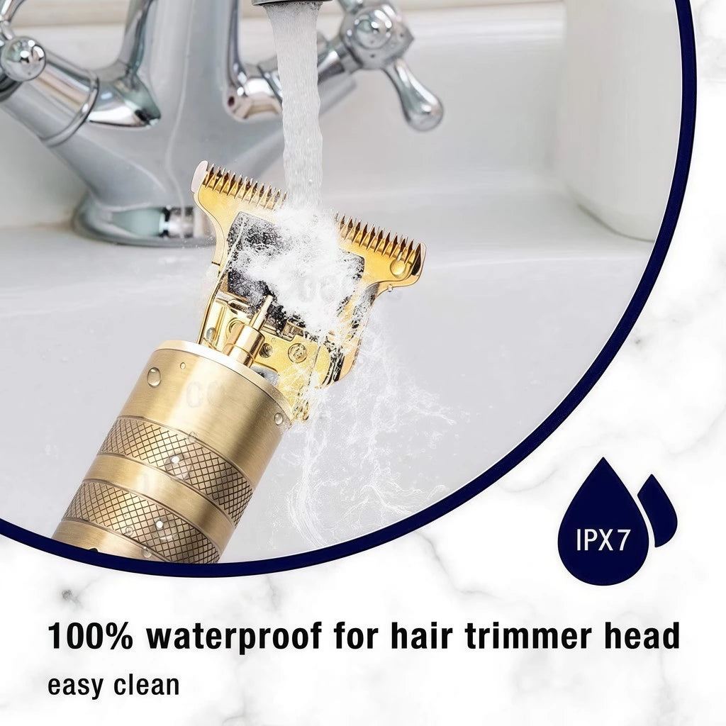 Máquina de Cortar Cabelo e Barba Masculina, Barbeador Elétrico e Aparador Profissional