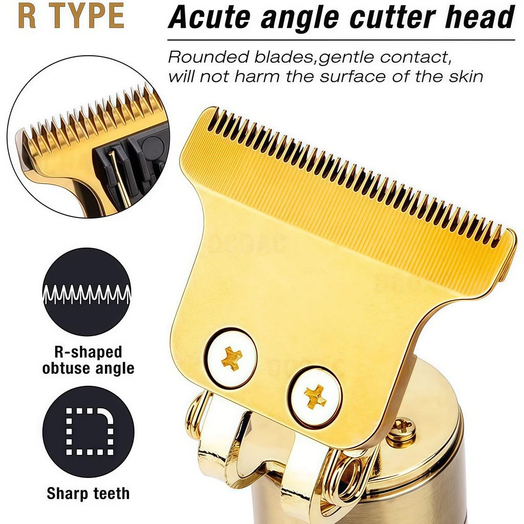Máquina de Cortar Cabelo e Barba Masculina, Barbeador Elétrico e Aparador Profissional