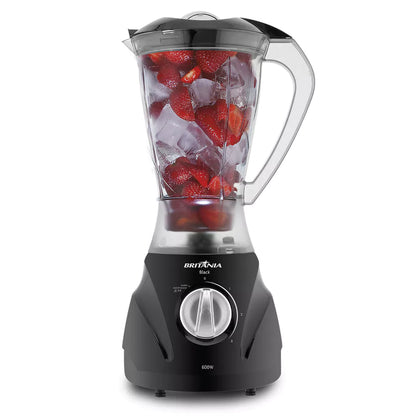 Liquidificador Britânia Black 3 Velocidades 2,1L