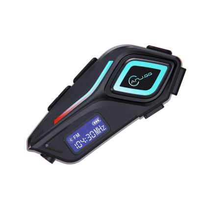 Fone de Ouvido Bluetooth para Capacete de Moto Áudio Hi-Fi LED IPX8 CVC Cancelamento de Ruído
