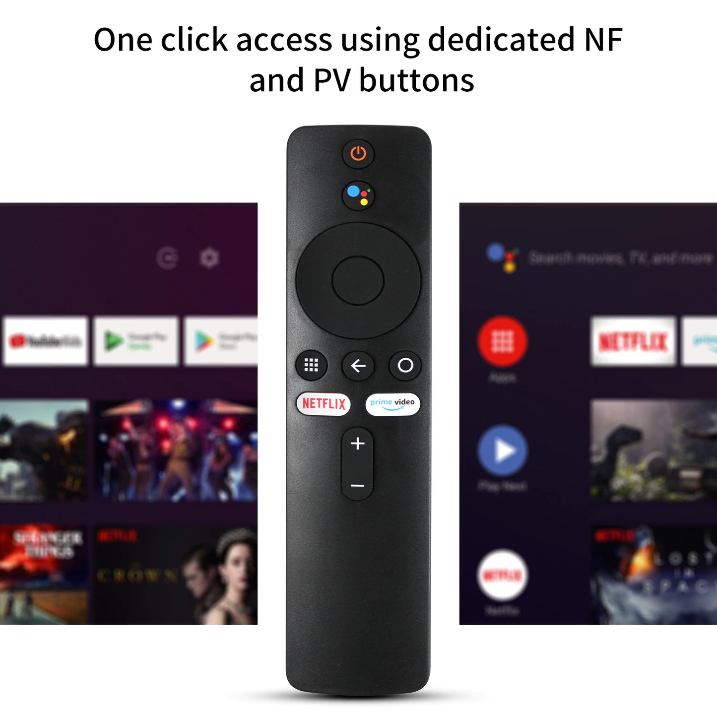 icon arrow left boldicon arrow right bold Xiaomi Mi TV Stick/Mi Box 4S 4K Controle Remoto de Voz Bluetooth